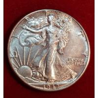 ราคา เหรียญเนื้อเงินอเมริกา ปี 1942 - US Walking Liberty Half dollar (18279526083)