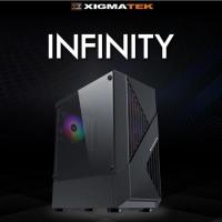 ราคา เคสเกมมิ่ง Xigmatek Computer Case ATX รุ่น INFINITY Black มาพร้อมพัดลม RGB 4ตัว (19653992540)
