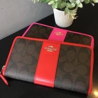 ราคา พร้อมส่งนะคร้า สีสวย ดีต่อใจ coach zippy wallet อุปกรณ์ครบ ช่องใส่บัตรเพียบบบ (835227655)