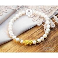 ราคา ข้อมือมุกแท้ ปี่เซียะทองคำแท้99.99% ข้อมือปี่เซียะมุก ข้อมือปี่เซียะทองแท้ (4918648582)