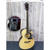 ราคา กีตาร์โปร่งไฟฟ้า Kazuki ceq คอเว้า 39 นิ้ว ราคาถูก คุณภาพเสียงดี เล่นง่ายเหลือตัวสุดท้าย (11322226074)