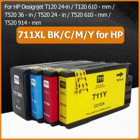 ราคา HP 711 หมึก HP711XL สีดำ HP711 HP 711XL HP 711 XL ตลับหมึก เข้ากันได้สำหรับ HP T120 24-in / T120 610 - mm / T520 36 - in (3744500204)