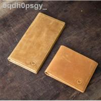 ราคา ✕☢⊙กระเป๋าสตางค์หนังแท้Wallerรุ่นหนังนูบัคสีน้ำตาลหนังวัว (10146805869)