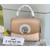 ราคา Coach แท้% ✨ สวยหรู Parker Top Handle In Signature Canvas งาน Shop (5889162818)