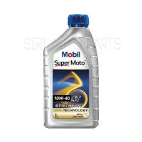 ราคา น้ำมันเครื่องมอเตอร์ไซค์ Mobil Super Moto 4T 10W-40 ขนาด 1 ลิตร (1232034657)