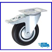 ราคา ✨ราคาถูกสุด✨ ล้อยางตราม้า BEST HORSE ล้อยางดำแป้นเป็น+เบรก ขนาด 4-5 นิ้ว ล้อเป็นแบบแป้น มีเบรก ล้อแป้นติดเบรก (4157508082)