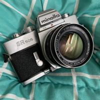 ราคา กล้องฟิล์ม Minolta SR 505 พร้อมเลนส์ 55F1.7 แถม Hood และฟิวเตอร์ (13367824098)