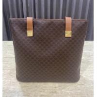 ราคา Celine vintage macadam tote bag กระเป๋ามือสอง วินเทจ ของแท้ เซลีน ซีลีน แบรนด์เนม (20068025758)