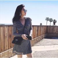 ราคา Glitter Wrap Dress ✨ (1096915483)