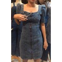 ราคา เดรสยีนส์สาวอวบอ้วน ไซส์xl-xxl (9411892256)