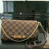 ราคา Louis Vuitton Pochette Favorite Pm Damier ปี 2014 (1893783600)