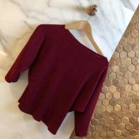 ราคา เสื้อปาดไหล่ไหมพรม ผ้าร่อง (9504635798)