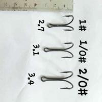 ราคา ตัวเบ็ดสองทางสีดำ 100 ตัว ราคา ส่ง 1 - 1/O - 2/O (7730655005)