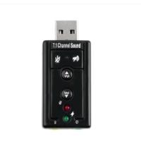 ราคา USB 2.0 3D Virtual 12Mbps External 7.1 Channel Audio Sound Card Adapter. (19689352346)