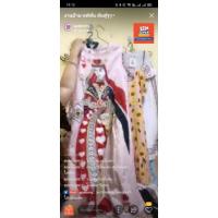 ราคา เดรสแขนกุดพิมพ์ลายไพ่ควีน (7743167926)