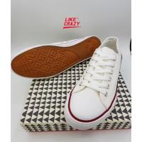 ราคา Like Crazy รองเท้าผ้าใบผู้หญฺิง สีขาว-แดง like-crazy [street style] สวมใส่ง่ายสบาย พร้อมทุกจังหวะ!!!! (7086934560)