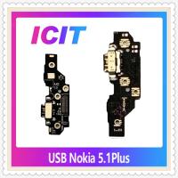 ราคา USB Nokia 5.1 Plus / nokia5.1+ อะไหล่สายแพรตูดชาร์จ Charging Connector Port Flex Cable（ได้1ชิ้นค่ะ) ICIT-Display (4946694938)