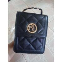 ราคา กระเป๋าสะพายทรงกล่องนมสีดำ (17255892736)