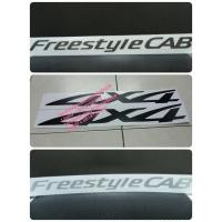 ราคา สติ๊กเกอร์แบบดั้งเดิมรถ มาสด้า คำว่า Freestyle CAB หรือ 4x4 ติดรถ mazda BT-50 sticker ติดรถ แต่งรถ BT50 (1241488178)