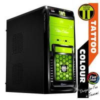 ราคา Case PC ATX Tsunami TATTOO T1 (Black/Green) - Supply 580W (23627892009)