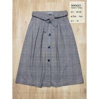 ราคา MANGO กระโปรงทำงานลายสก๊อต (18793243099)