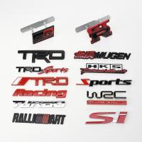 ราคา 3Dกระจังหน้าสติกเกอร์TRD GR MUGEN RALLIARTโลโก้ HKS GTR TURBO RACING SPORTS SI WRCติดกระจังหน้าสำหรับตกแต่งรถยนต์ (13292043264)