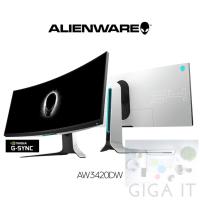 ราคา DELL Gaming Curved AW3420DW Alienware 34" IPS,1900R WQHD (DP,HDMI) 120Hz ประกัน 3 ปี (4549192301)