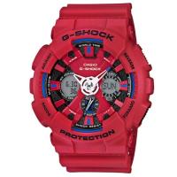 ราคา Casio G-Shock นาฬิกาข้อมือผู้ชาย สายเรซิ่น รุ่น GA-120TR-4A - สีแดง (283187859)