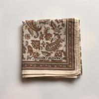 ราคา ผ้าเช็ดหน้าแบรนด์เนม มือสอง Mario Valentino ( Italy ) (8748370517)