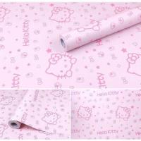 ราคา วอลเปเปอร์ลายคิตตี้Hello kittyสำหรับตกแต่งผนัง (5481586236)
