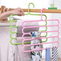 ราคา HANGROO H511 ไม้แขวนกางเกง 5ชั้น เนคไท ผ้าพันคอ แขวนได้เยอะ (5312275103)