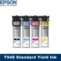 ราคา [Original] Epson T948 Black Cyan Magenta Yellow Ink Pack For WFC5290 WFC5790 T9481 T9482 T9483 T9484 9481 9482 9483 9484 (21160474762)