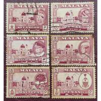ราคา แสตมป์เก่าประเทศ! MALAYA จำนวน 6 ดวงสภาพใช้งานแล้ว (13087584985)