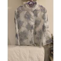 ราคา เชิ้ตผ้าแก้ว s-m แขนยาว ซีทรู ลายกุหลาบม่วงวาเลนไทน์ ชุดครู ใส่สอน สาวออฟฟิต คอปก ส่งต่อ 60 (20170833432)