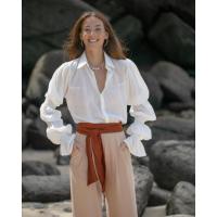 ราคา เสื้อเชิ้ต สีขาว Mitr Iris Cotton Shirt Size S (19921883298)
