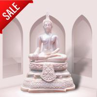 ราคา [SHLK]01พระพุทธรูป ปางพระสะดุ้งมาร สีขาว ขาวบริสุทธิ์ ขนาด 5 นิ้วสูง 28 ซม. เนื้อเรซิ่นแข็งแรงทนทาน บูชาเป็นที่ยึดเหนี่ย (23870979588)