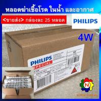 ราคา PHILIPS UV (C) <ขายส่ง 25 หลอด/กล่อง> หลอดยูวี ฆ่าเชื้อโรค TUV 4W T5 <Poland> สำหรับตู้อบฆ่าเชื้อ อบขวดนม เครื่องกรองน้ำ (6590674707)