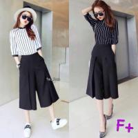 ราคา ราคา 290 บาท Vip : 260.- Set 2ชิ้น เสื้อแขนสามส่วนลายทาง เนื้อผ้าไหมอิตาลี แมทกับกางเกงขา5ส่วน ทรงจี (18809766)