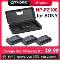 ราคา NPFZ100 NP FZ100แบตเตอรี่กรณีการจัดเก็บชาร์จสำหรับ Sony A6600 A7m3 A9S NP-FZ100 A7R III A7 III A9R 9วินาที A9 (22174425064)