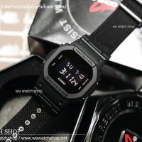 ราคา G-SHOCK ของเเท้ CMG รุ่น DW-5600BBN-1DR สีดำ สายผ้า ประกันศูนย์ cmg (126869879)