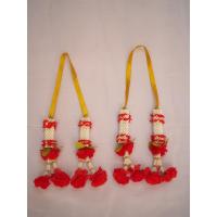 ราคา พวงมาลัยมะลิ พวงมาลัยดอกพุด ชายแดง 2 ชาย พวงมาลัยคล้องศาล แพค 2 พวง (1933707326)