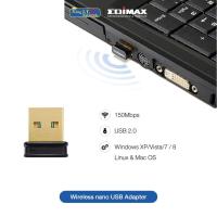 ราคา ▦☜EDIMAX (EW-7811Un V2) N150 Nano USB Wi-Fi Adapter (9758523086)