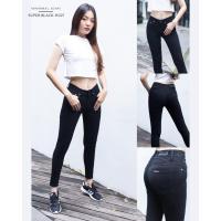 ราคา กางเกงยีนส์ยืดเอวสูง 9 ส่วน ABnormal Jeans - W227 ทรงสกินนี่ ผ้ายีนส์ยืด เก็บทรงสวย ซิปอย่างดี Thailand Product (7302178465)