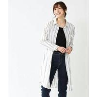 ราคา Colza38 : Colza white striped shirt dress เดรสเชิ้ตตัวยาว ผ้าคอตตอนเนื้อดีมากค่า ใส่เป็นเดรสตัวเดียวก็น่ารัก (2815109558)