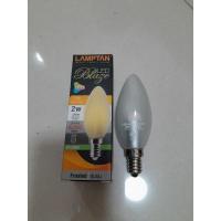 ราคา หลอดโคมไฟLAMPTANสีวอร์ม(เหลือง)LED2วัตขั้วE14 (23244013640)