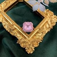 ราคา แหวนทรงสี่เหลี่ยมคริสตัลเจ้าหญิงสีชมพูสุดคลาสสิกแสงดาวตอบสนองความฝันของเจ้าหญิงแสนหวานการเก็บเกี่ยวความรักของขวัญวันเกิ (3038931263)
