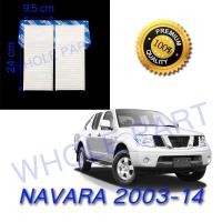 ราคา กรองแอร์ filter ฟิลเตอร์ แอร์รถยนต์ นาวาร่า2ชิ้น NISSAN NAVARA (1368485735)
