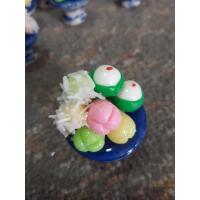 ราคา ดินปั้นจิ๋วขนมไทย3อย่างเลือกขนมได้ค่ะขนาดพาน3.ซ.ม (9315768756)