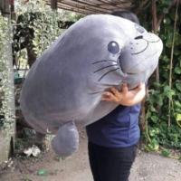 ราคา (ส่งฟรี ไม่ใช้โค้ด!!)ตุ๊กตาแมวน้ำ แมวน้ำอุ๋งๆ 110 เซนติเมตร ใยไมโครนุ่มนิ่ม (892683349)