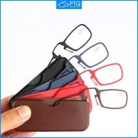 ราคา Ptq แว่นตาอ่านหนังสือ แบบพกพา ผู้หญิง ผู้ชาย คลิปหนีบจมูก พร้อมกล่อง แว่นตาสายตายาว คุณภาพสูง ทุกเพศ (15691099594)